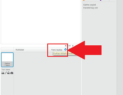 scratch yeni kukla ekleme