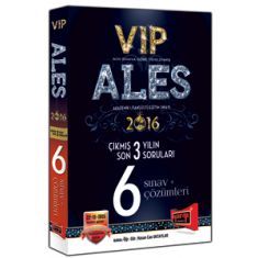Yargı Yayınları ALES VIP Son 3 Yılın Çıkmış 6 Sınav Soruları ve Çözümleri (2016) Yargı Yayınları ALES VIP Son 3 Yılın Çıkmış 6 Sınav Soruları ve Çözümleri (2016)