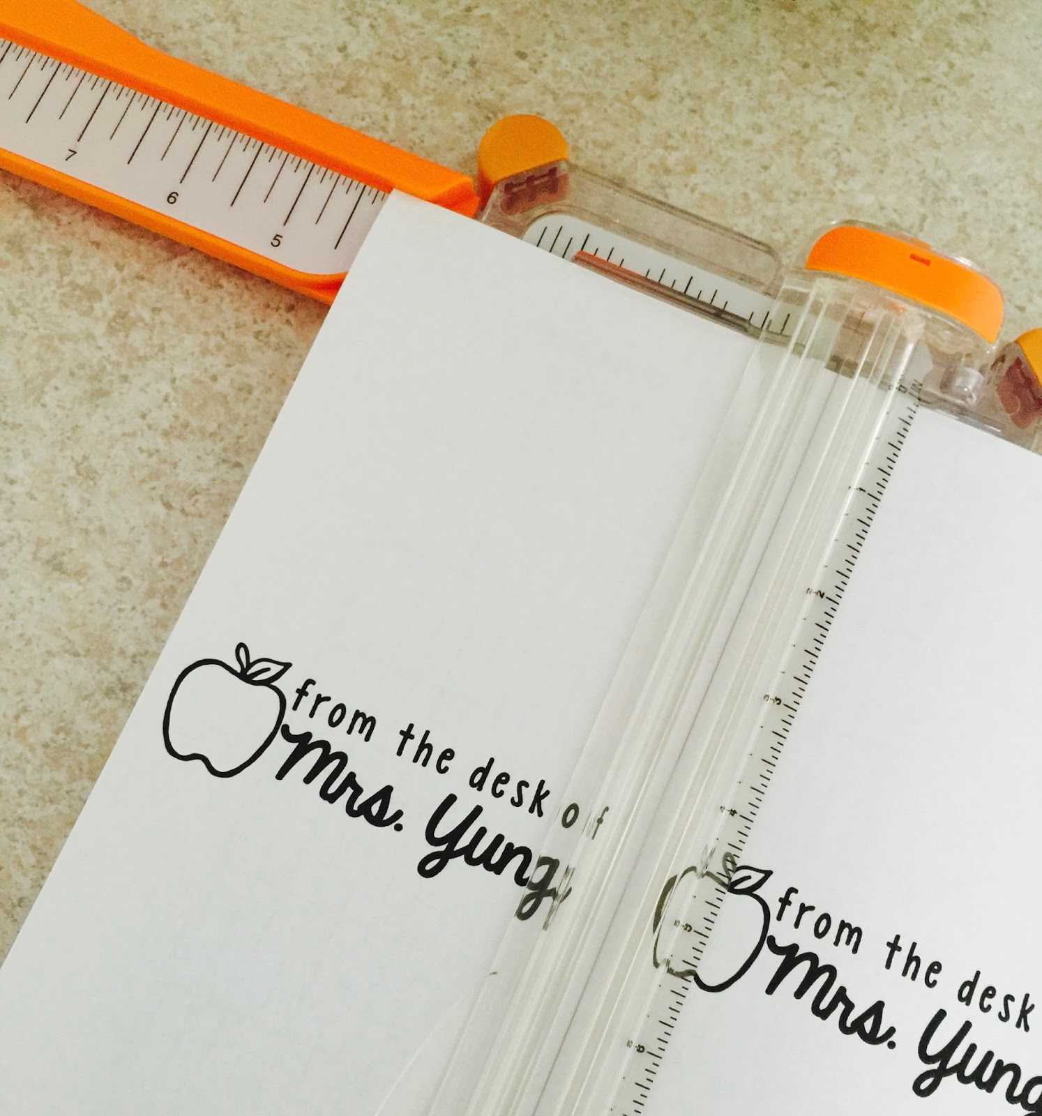 DIY Personalized Notepads The Yung Life