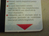 cartela metrou Bucuresti