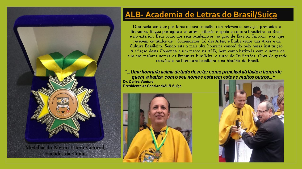 Posse na  Academia  de Letras  do Brasil/Suíça  2019