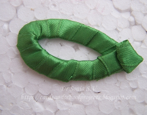 Cards and Crafts : Super Easy Ribbon Flower Tutorial