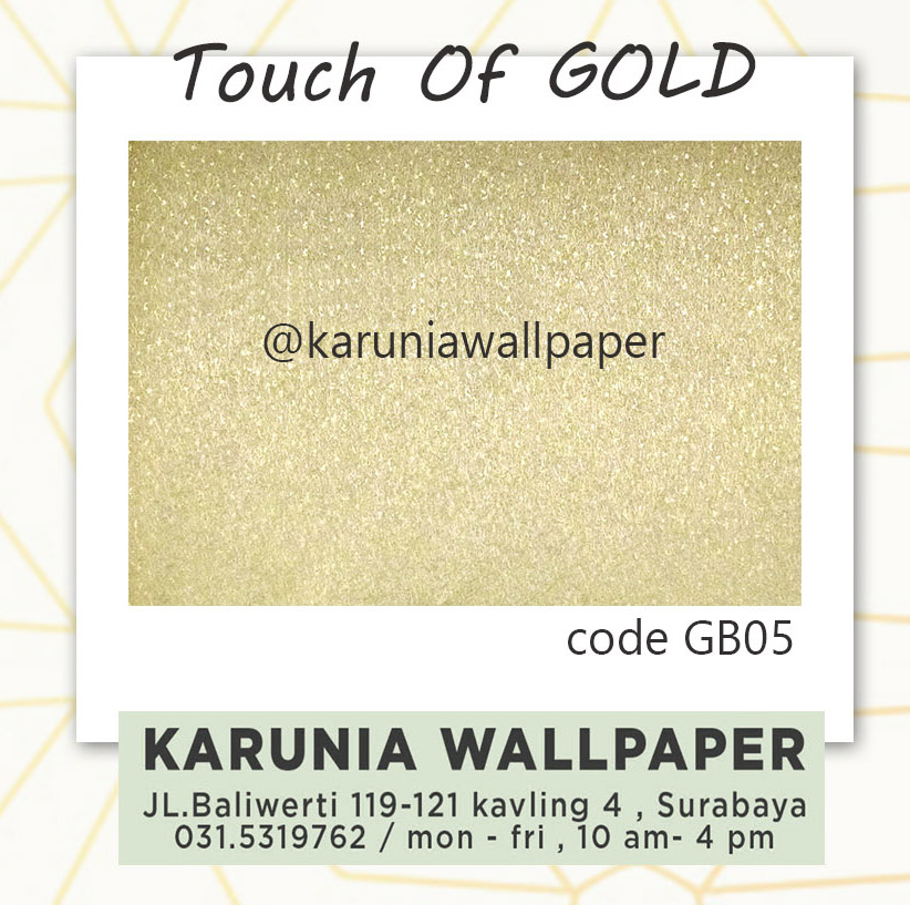 interior dinding wallpaper emas