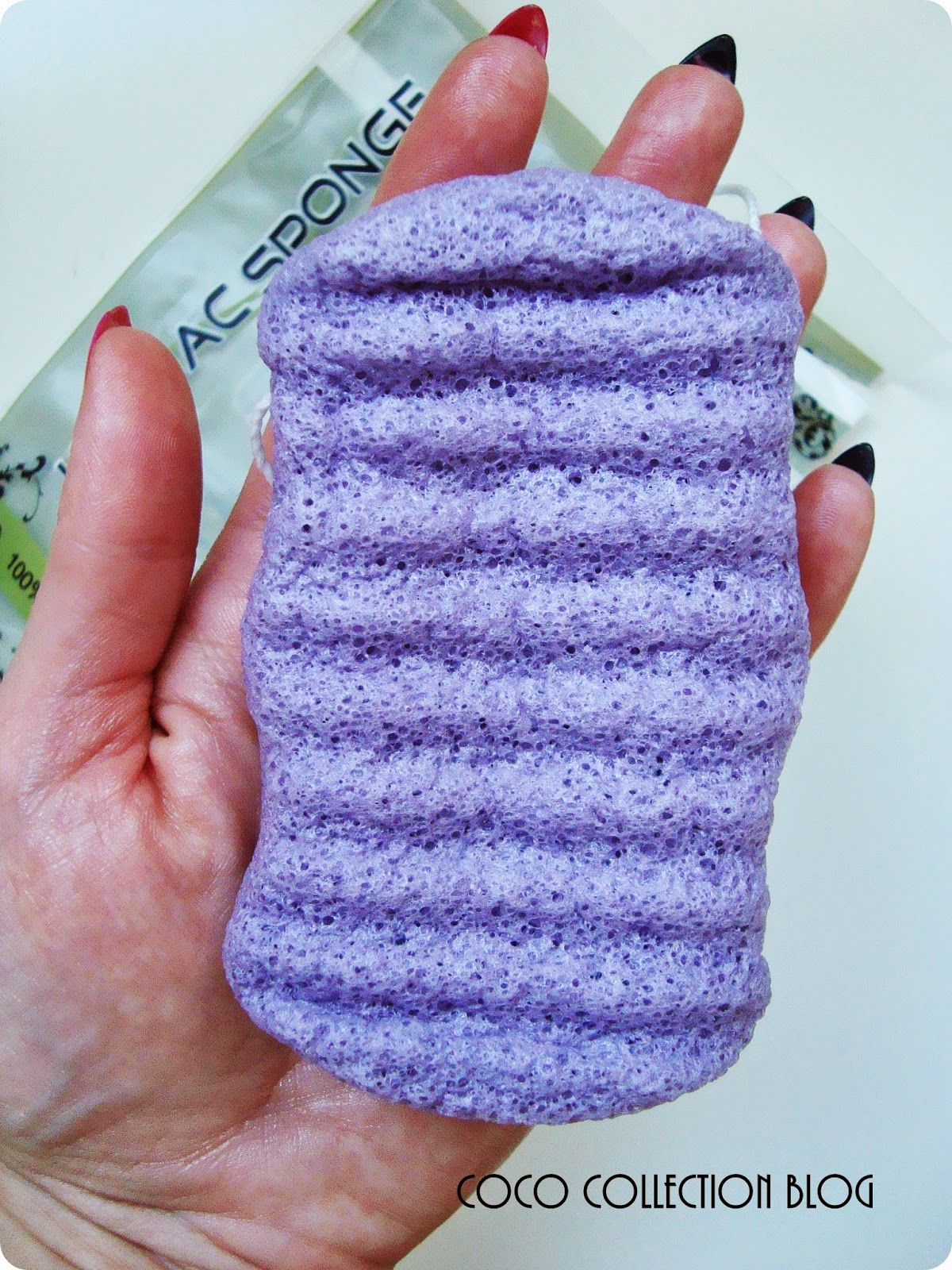 YASUMI Lavender Konjac Sponge coś dla miłośników gąbek! COCO COLLECTION
