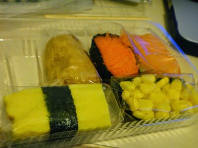 Mix and match sushi shop at Taipei Train Station Taiwan 