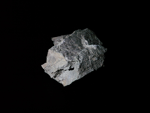 Rock with white projected light #3