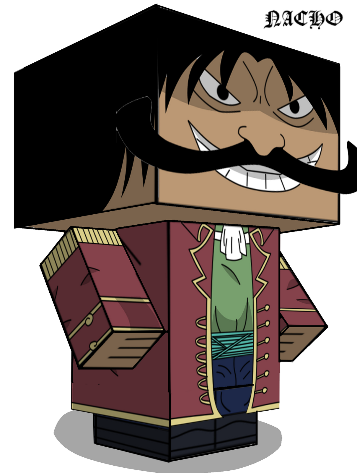 MangaPapercraft: Gol D. Roger (One Piece)El rey de los piratas