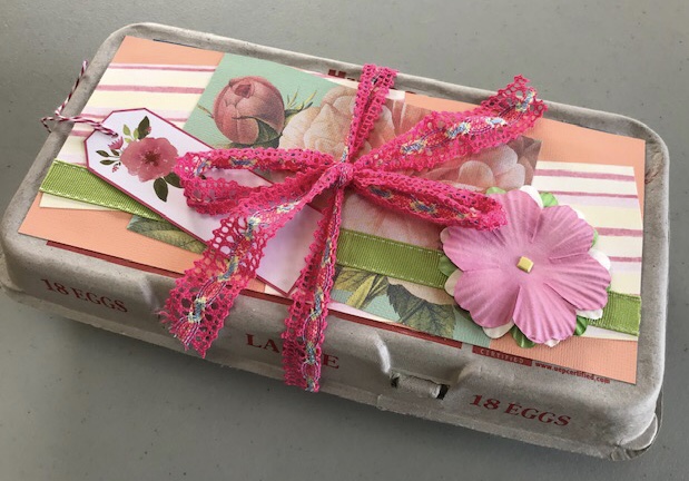 Decorating Your Egg Carton Gift Box