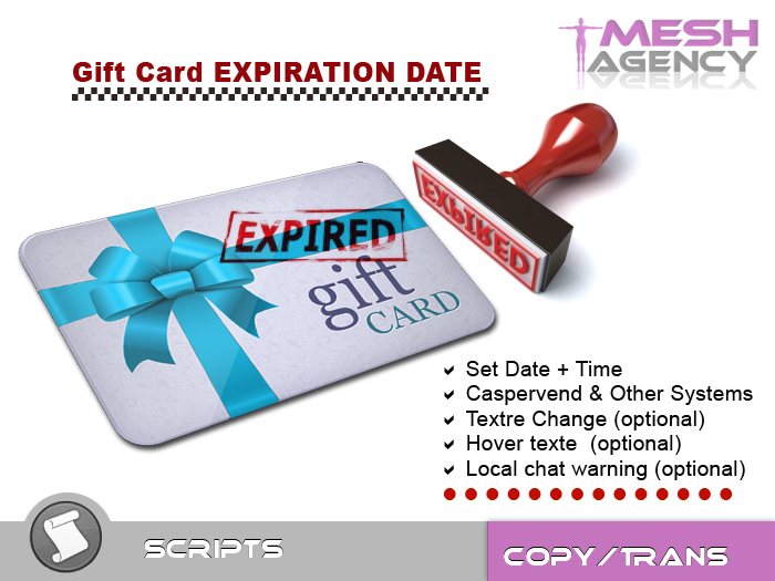 MESH Agency MA Giftcard Expiration System INSTRUCTIONS