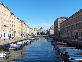 The Canal Grande is one of the attractions of Trieste, a port city with a great literary tradition
