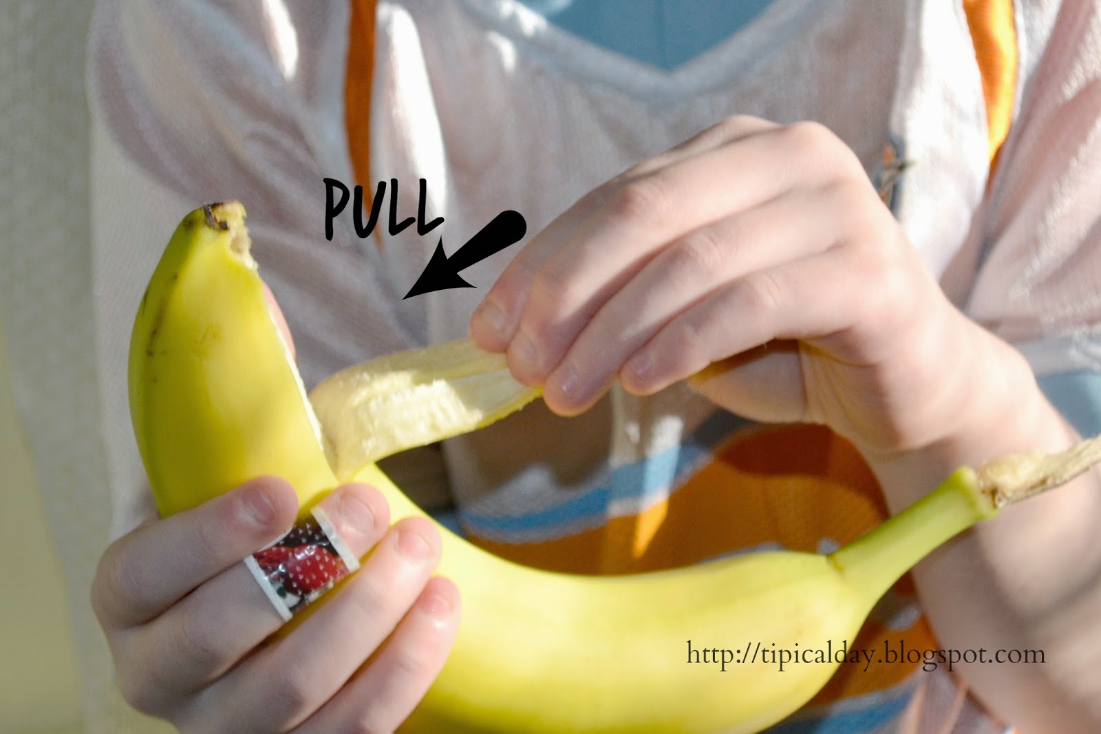 How to Peel a Banana A TIPical Day