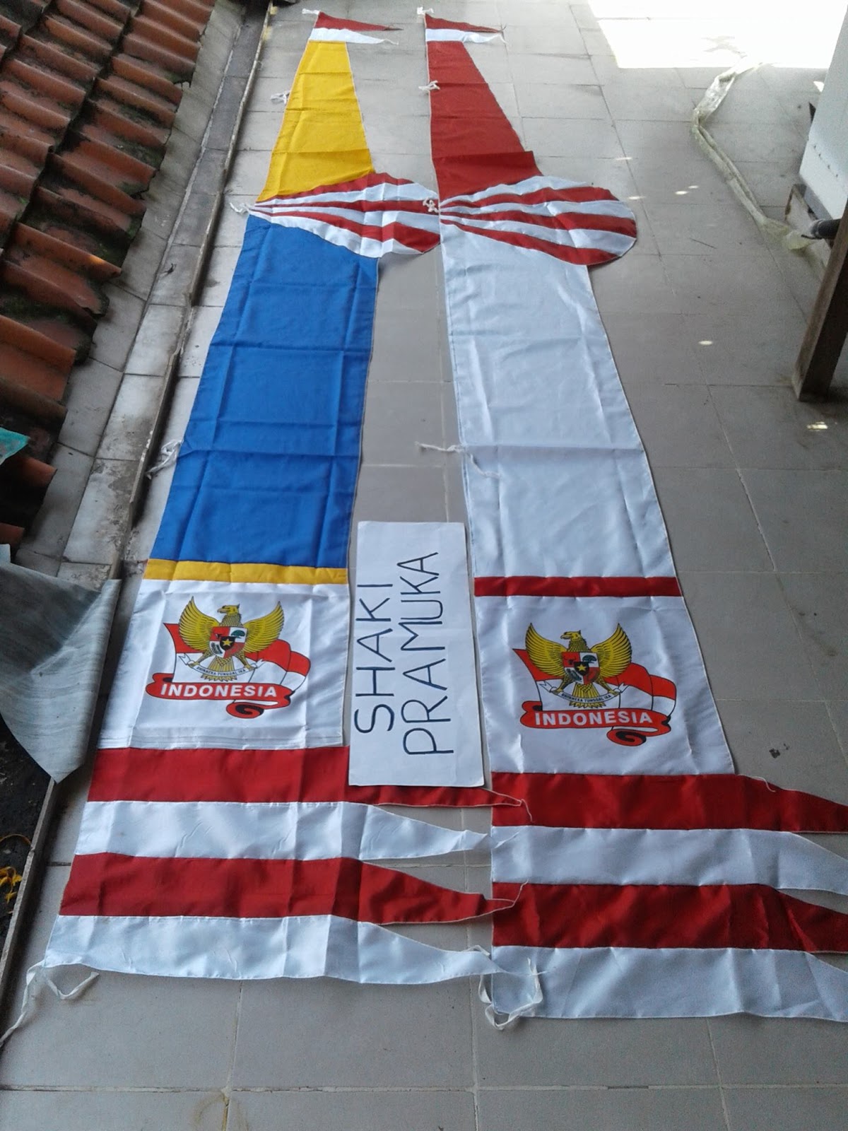 Grosir Bendera Umbul Sablon Garuda Murah di Solo | Shaki Pramuka