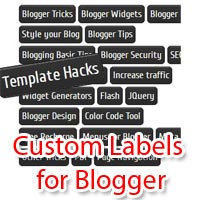 Customize Labels Widget with Stylish Cool Effects