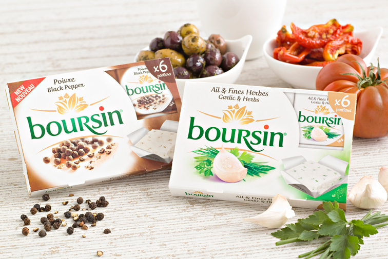 Boursin Black Pepper Cheese Portions A Glug of Oil