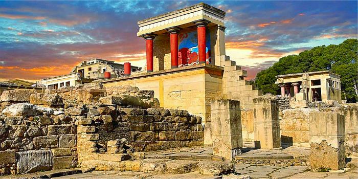 Il sito archeologico di Cnosso, Creta