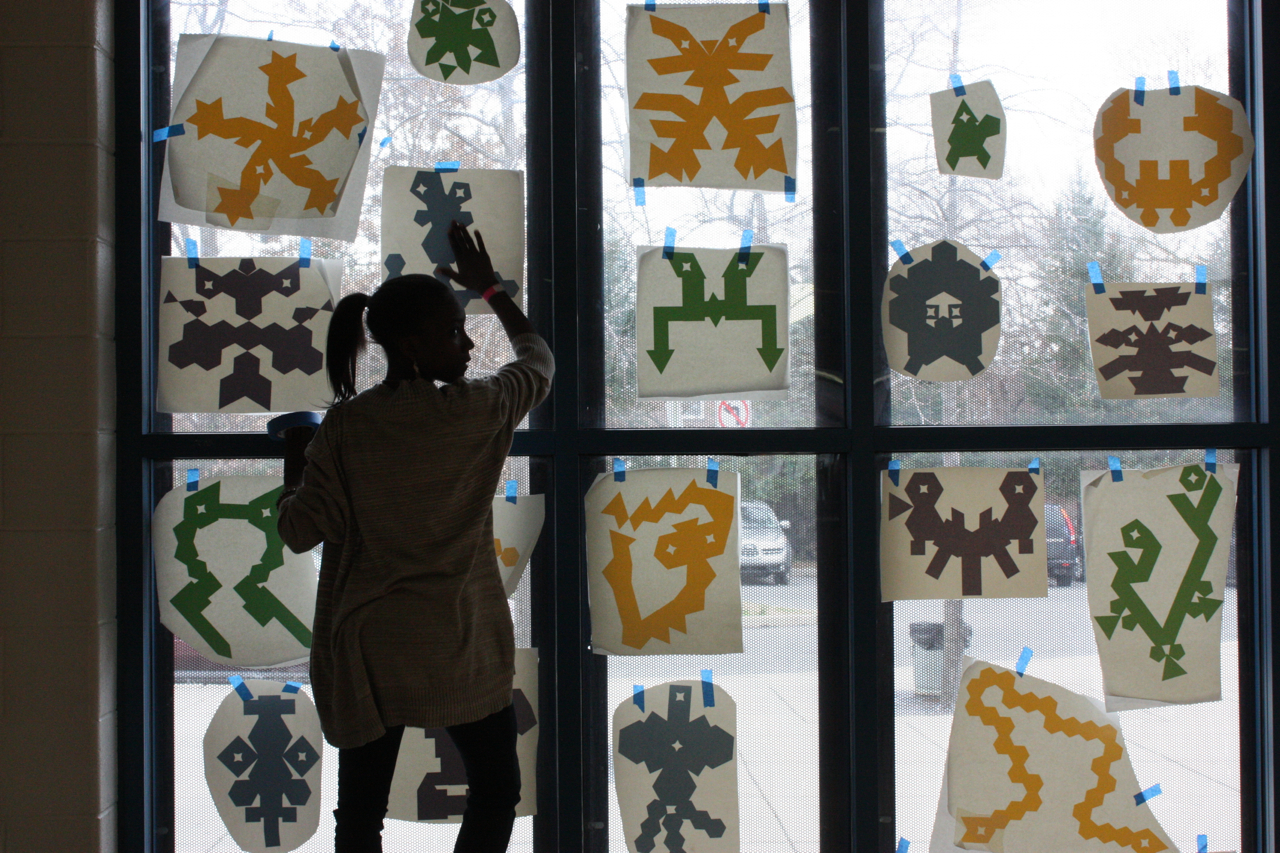 VOLTA STUDIO BLOG: SHAPE INVADERS @ GROVER WASHINGTON JR. MIDDLE SCHOOL