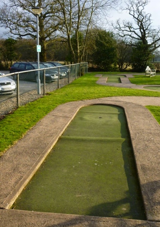 Minigolf course at the Four Ashes Golf Centre in Dorridge