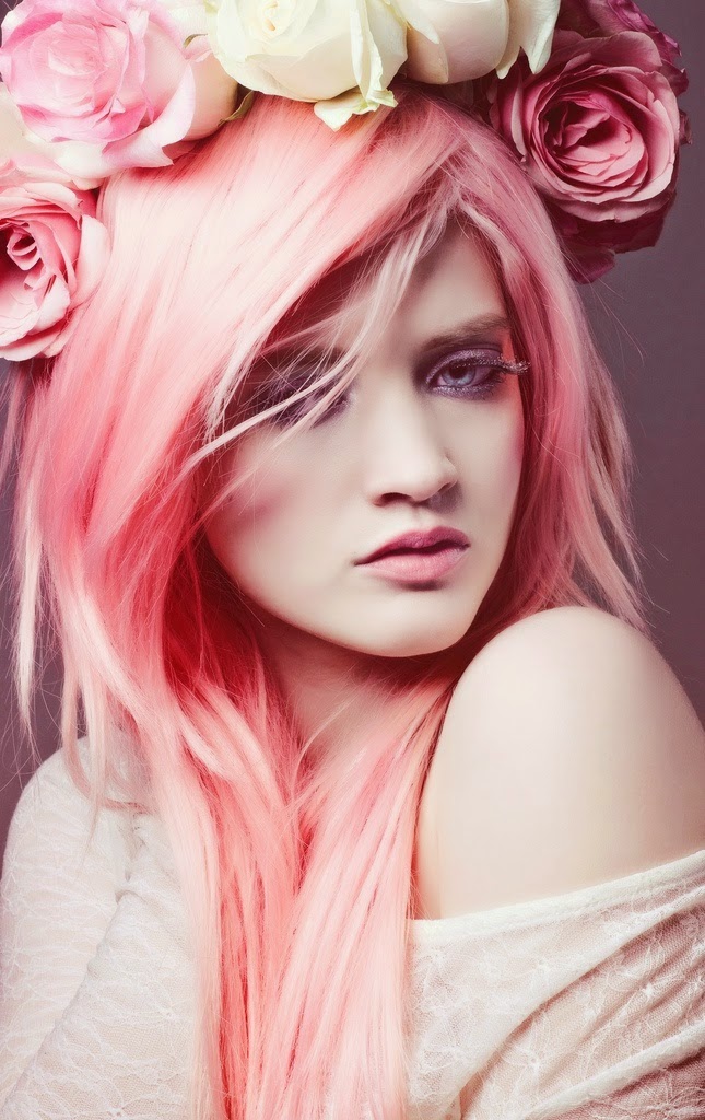 Pink Hair Awesome I would put some of this shade in my hair}