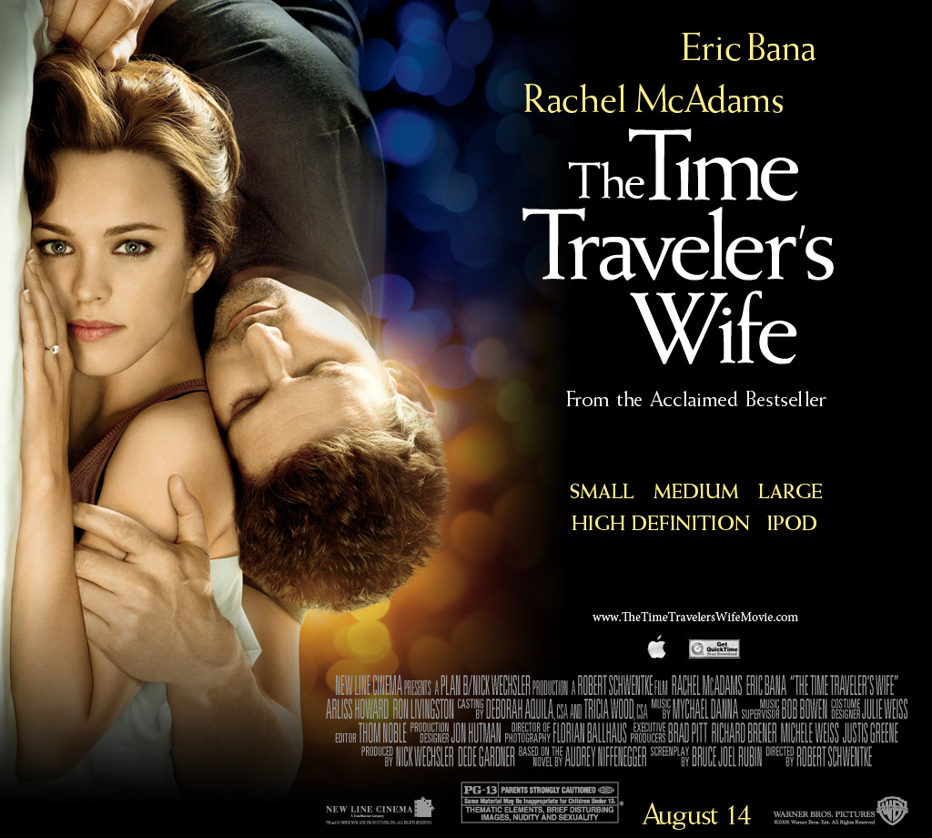 The Time Traveler’s Wife by Audrey Niffenegger was made into a film starrin...