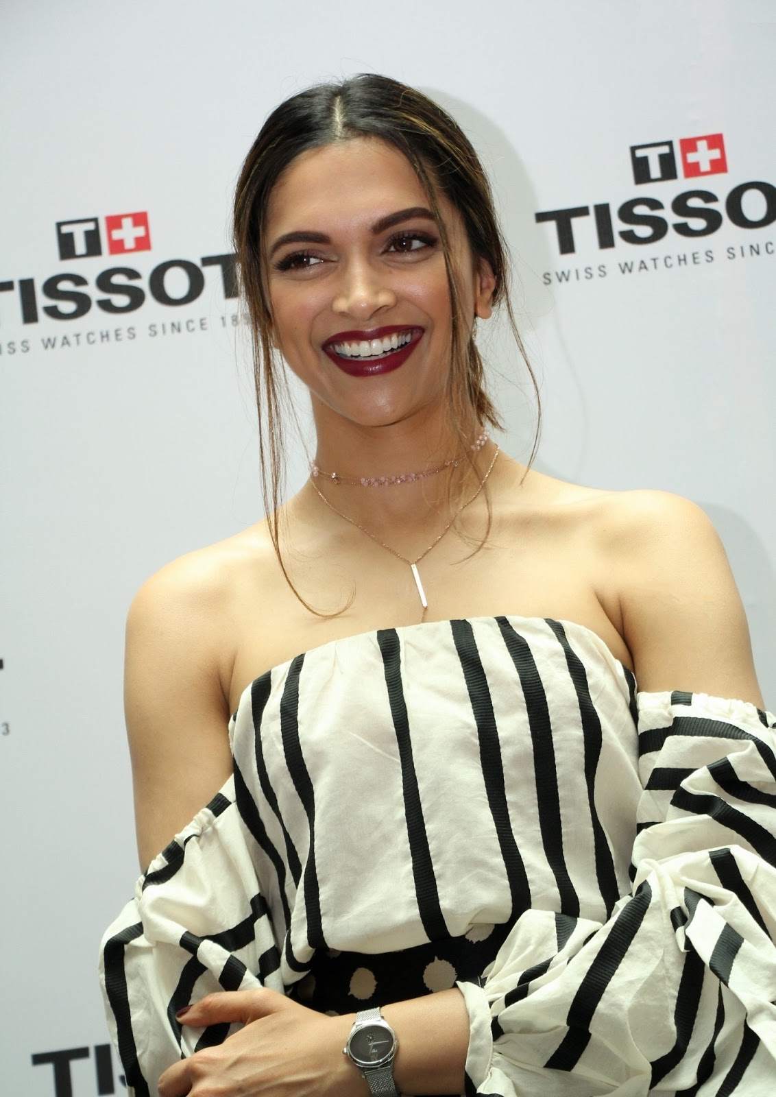 Deepika Padukone Looks Stunning At The Launch Of Tissot Bella Ora Watch In Hyderabad