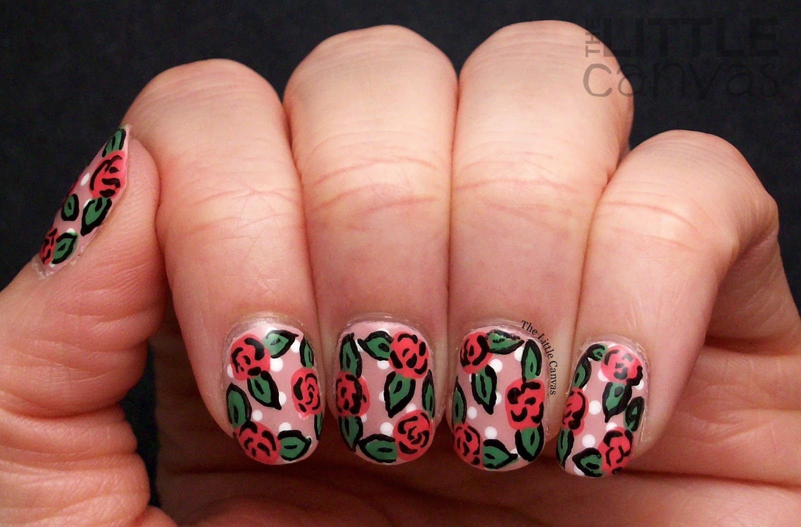 3. How to Create a Vintage Rose Manicure - wide 6