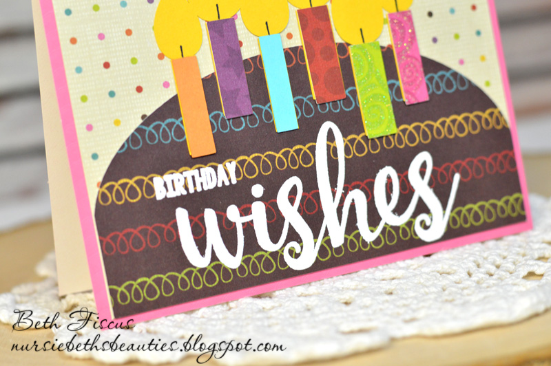 Beth's Beauties: Wishes Cake Card