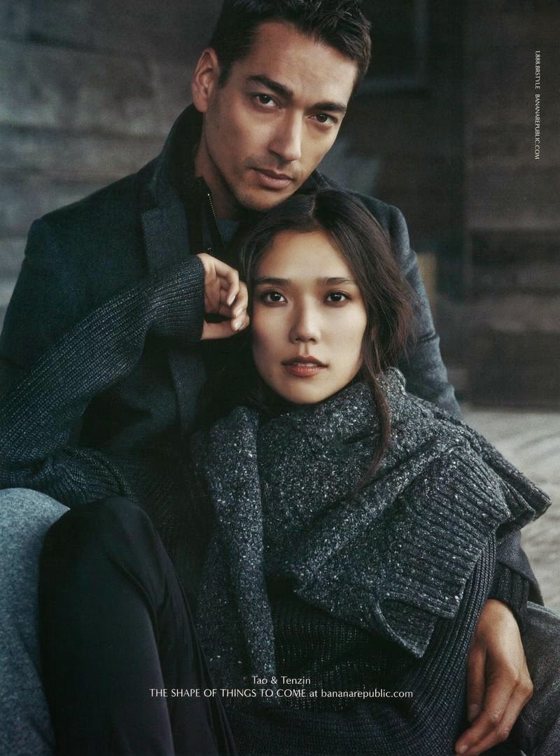 ASIAN MODELS BLOG AD CAMPAIGN Tao Okamoto for Banana Republic, Fall
