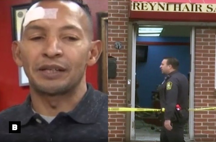 Encapuchado ataca a tiros barbería dominicana en Massachusetts Encapuchado ataca a tiros barbería dominicana en Massachusetts