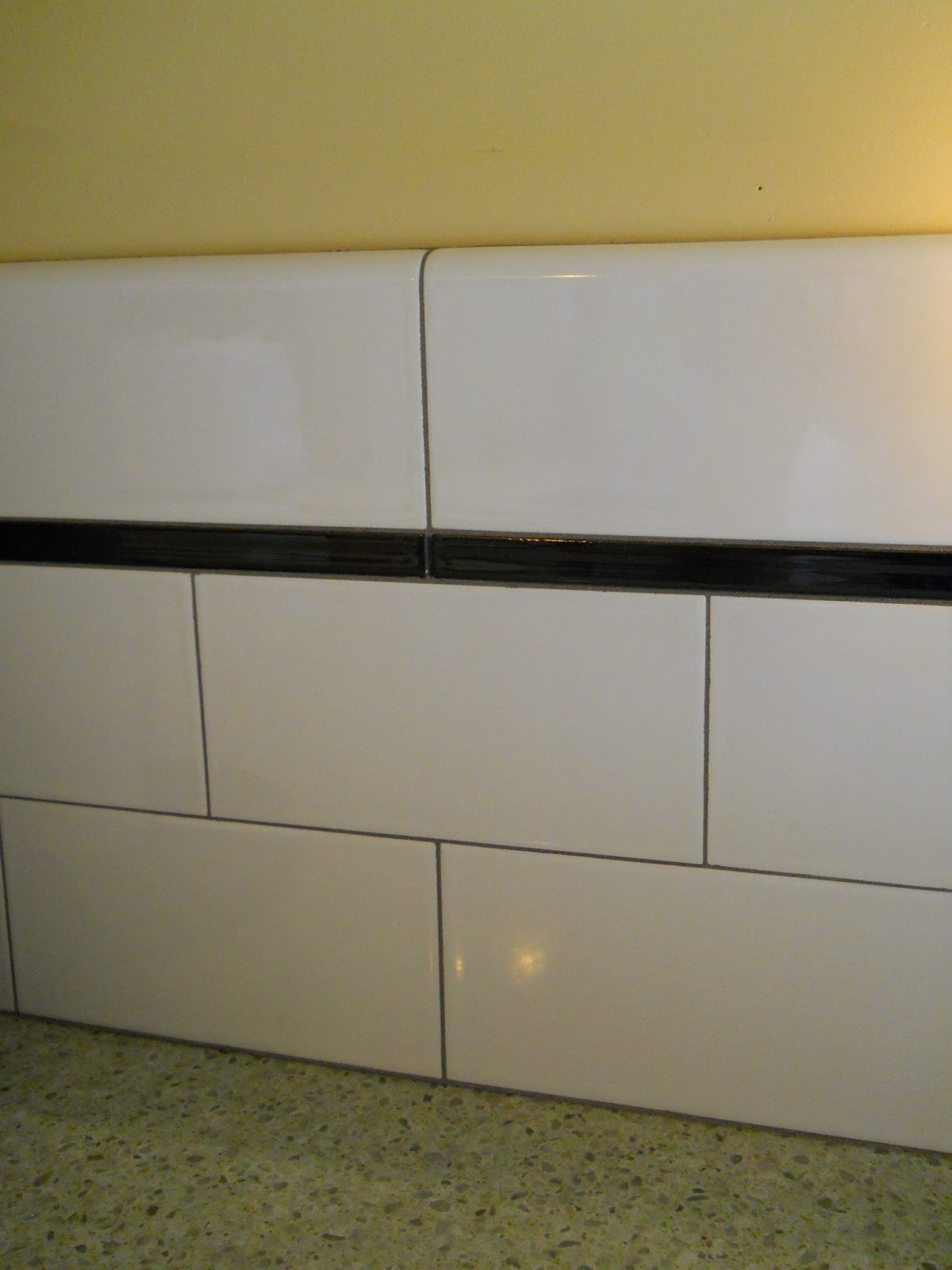 Spit & Vinegar Tile back splash finished