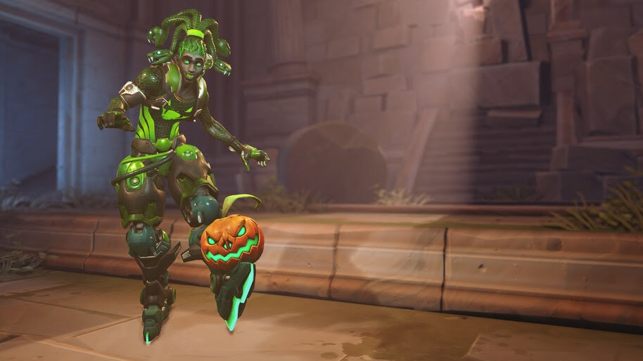Lucio, Gorgon, Overwatch, Halloween, Terror, Skin, 4K, #5.1239