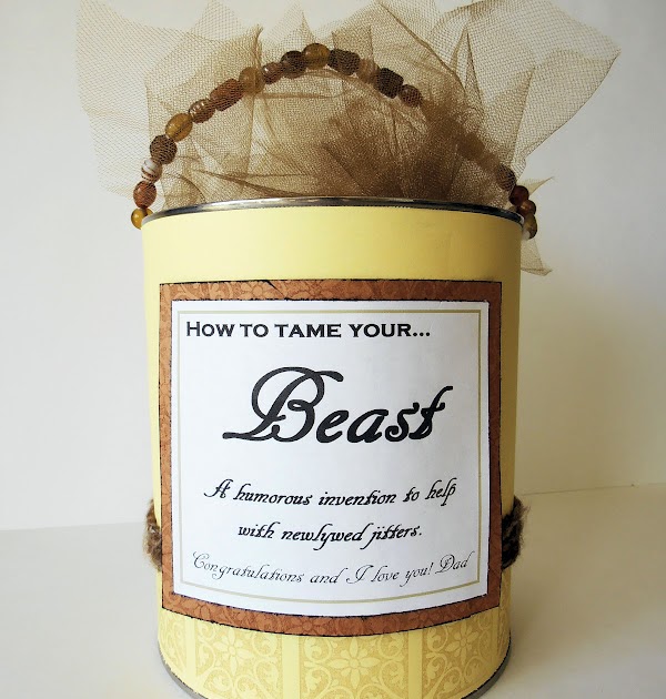 My Creative Stirrings Beauty and the Beast Party Favor