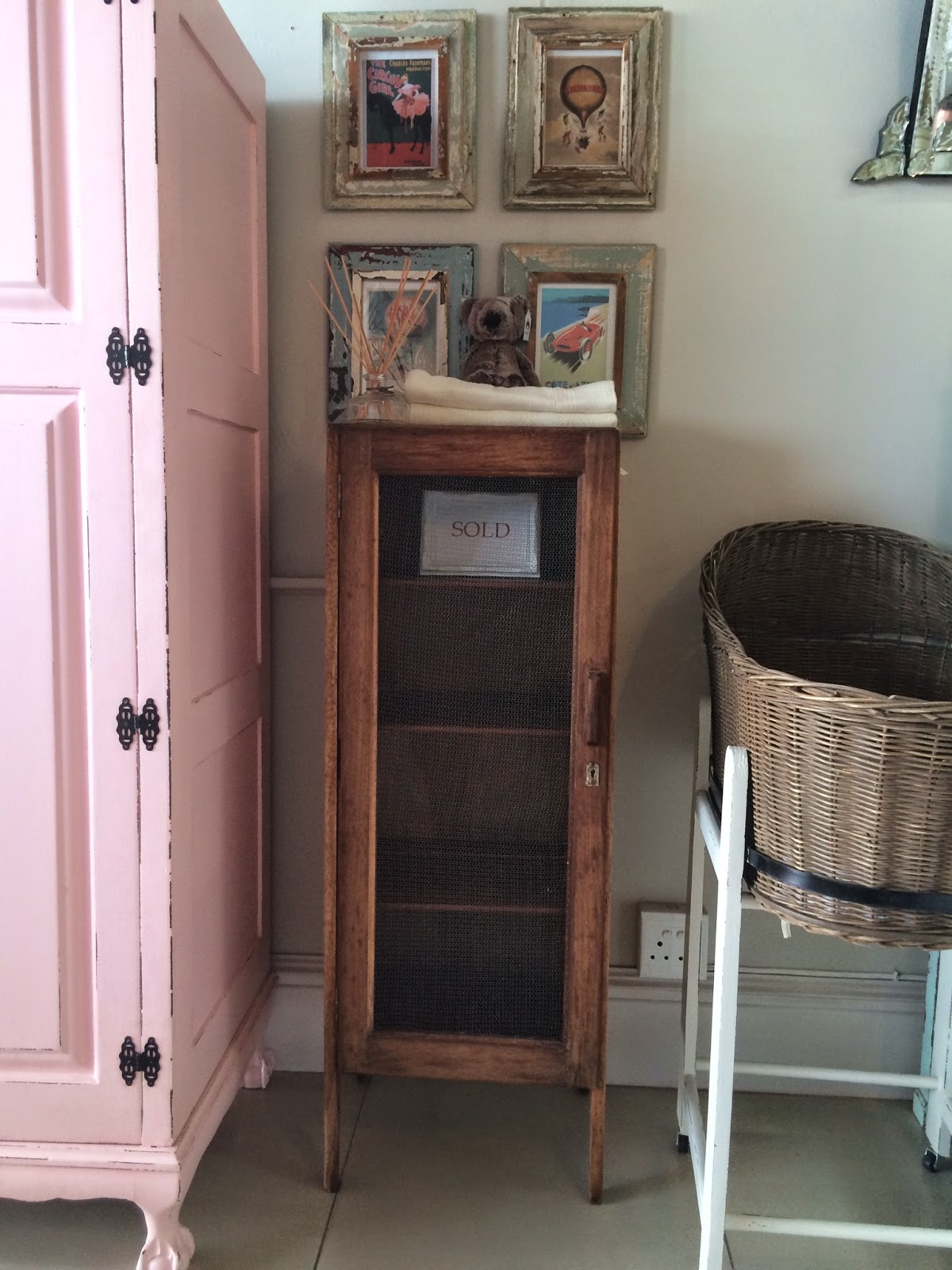 Little Legends Baby & Child Antique Grocery Cupboard