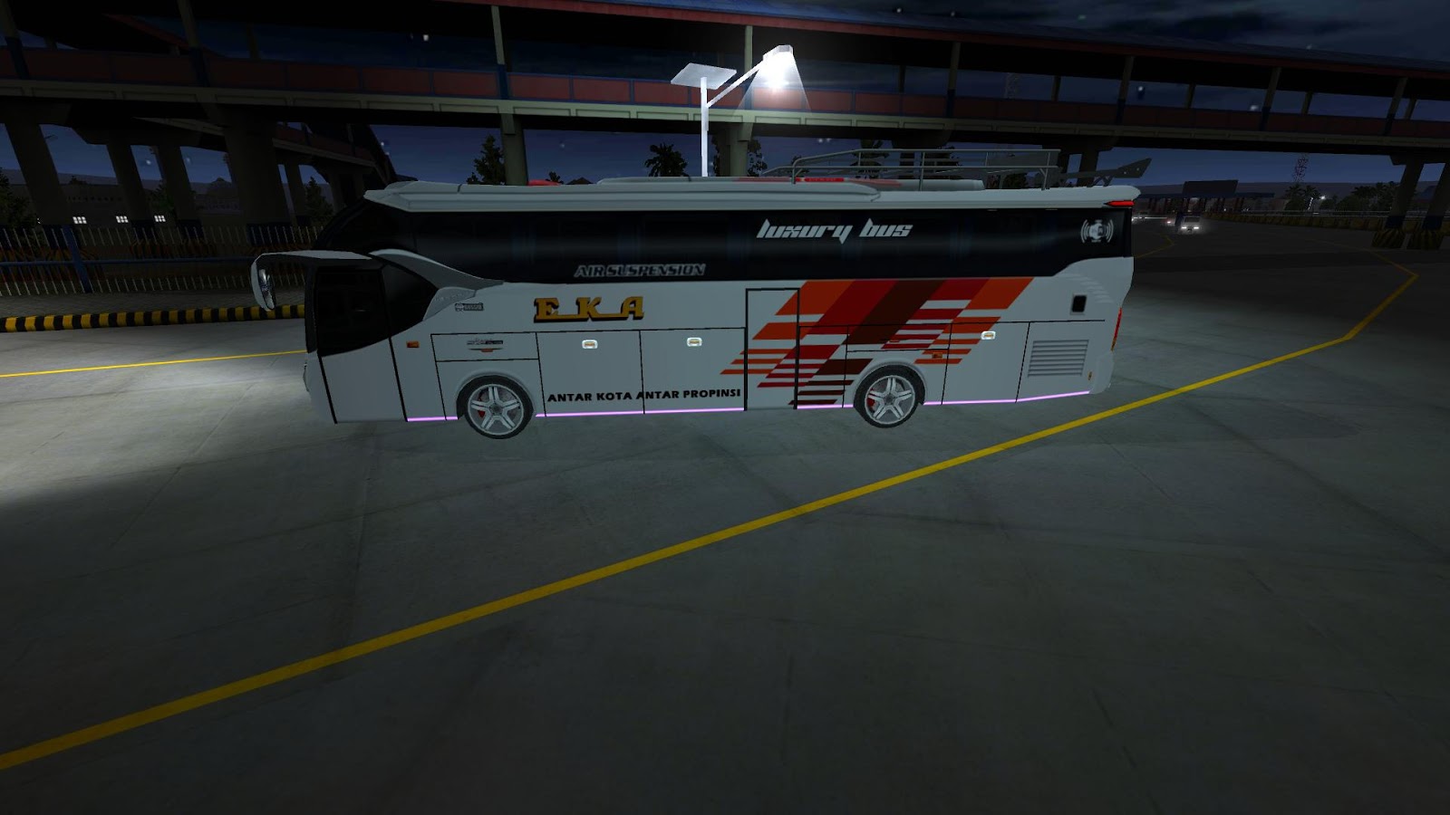 Livery Bus EKA Cepat Arjuna XHD by Brandon BUSSID Bagus ID