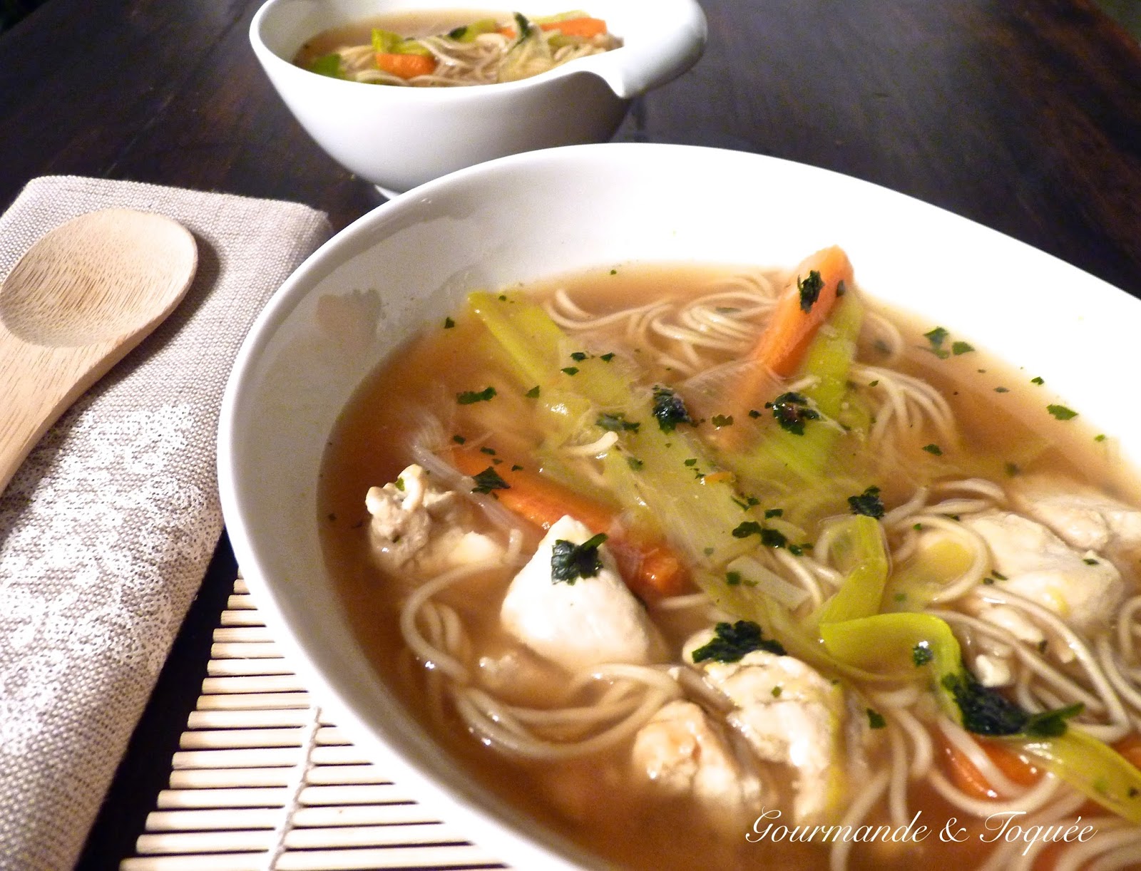 Gourmande&Toquée Bouillon aux saveurs asiatiques