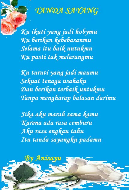 PUISI CINTA BY ANISAYU: Kumpulan Puisi Cinta Romantis ...