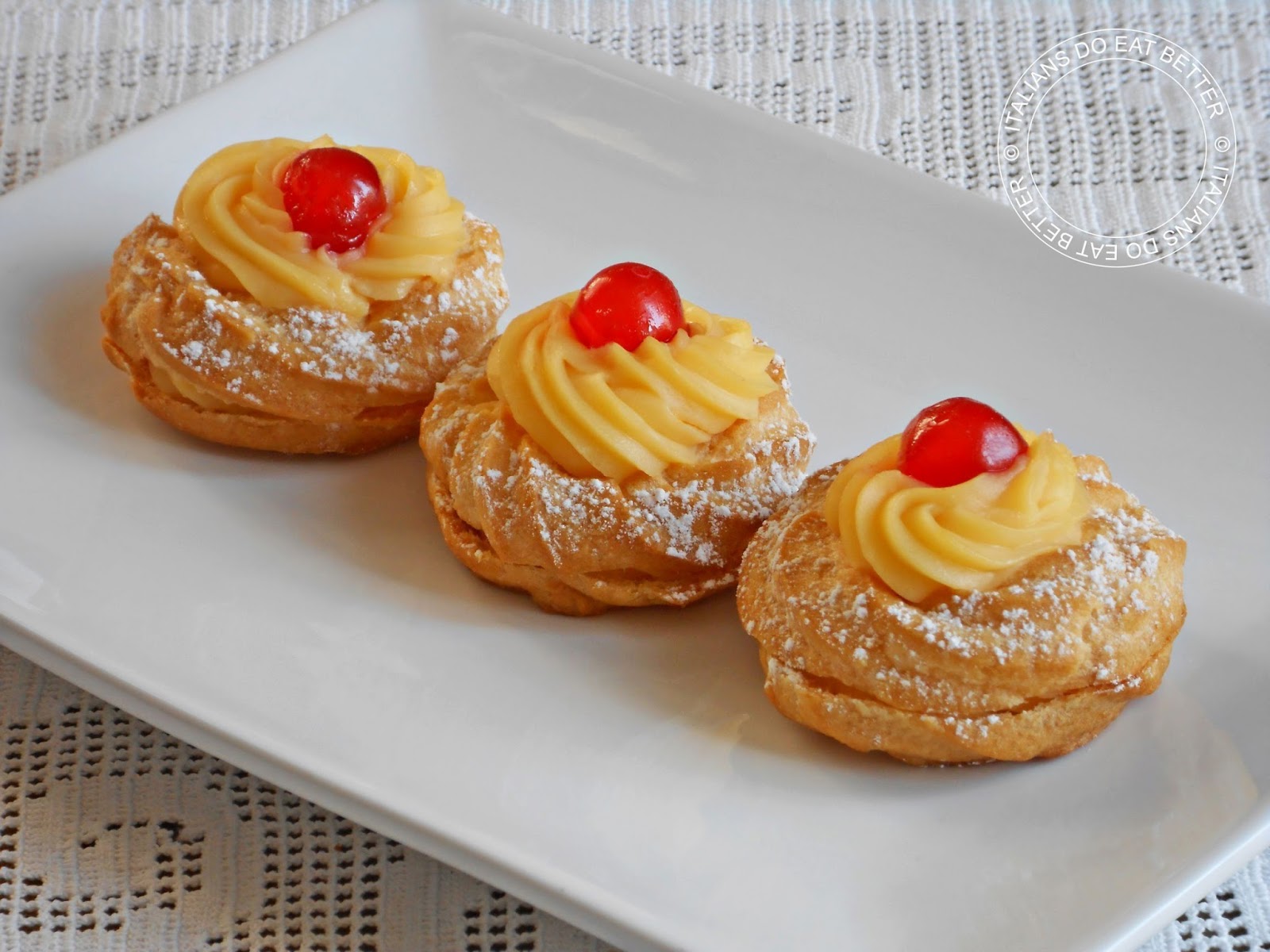 ZEPPOLE DI SAN GIUSEPPE AL FORNO (2014) - ITALIANS DO EAT BETTER