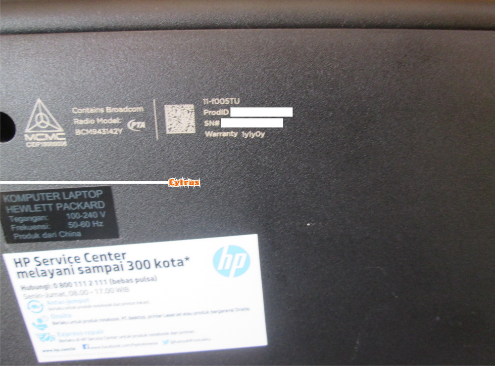 TEKNOLOGI DAN INFORMASI HP 11 F004TU & F005TU Touchpad Problem