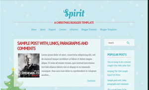Spirit Blogger Template Spirit Blogger Template