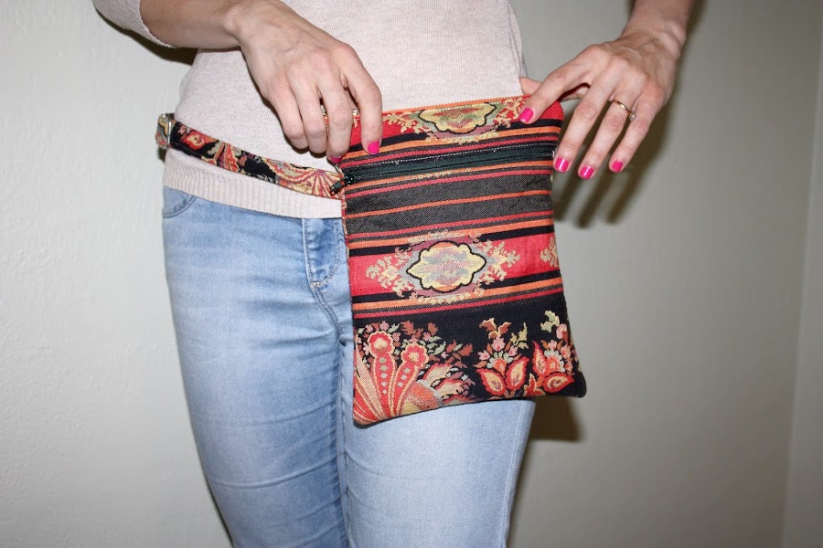 TUTORIAL COMO HACER UN BOLSO BANDOLERA/RIÑONERA (PATRONES GRATIS) 