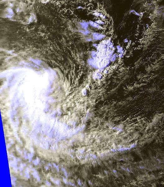Image satellite de la tempête tropical Innocente