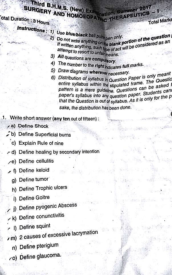 The Ultimate Medical Student Helper Surgery Muhs Question Paper