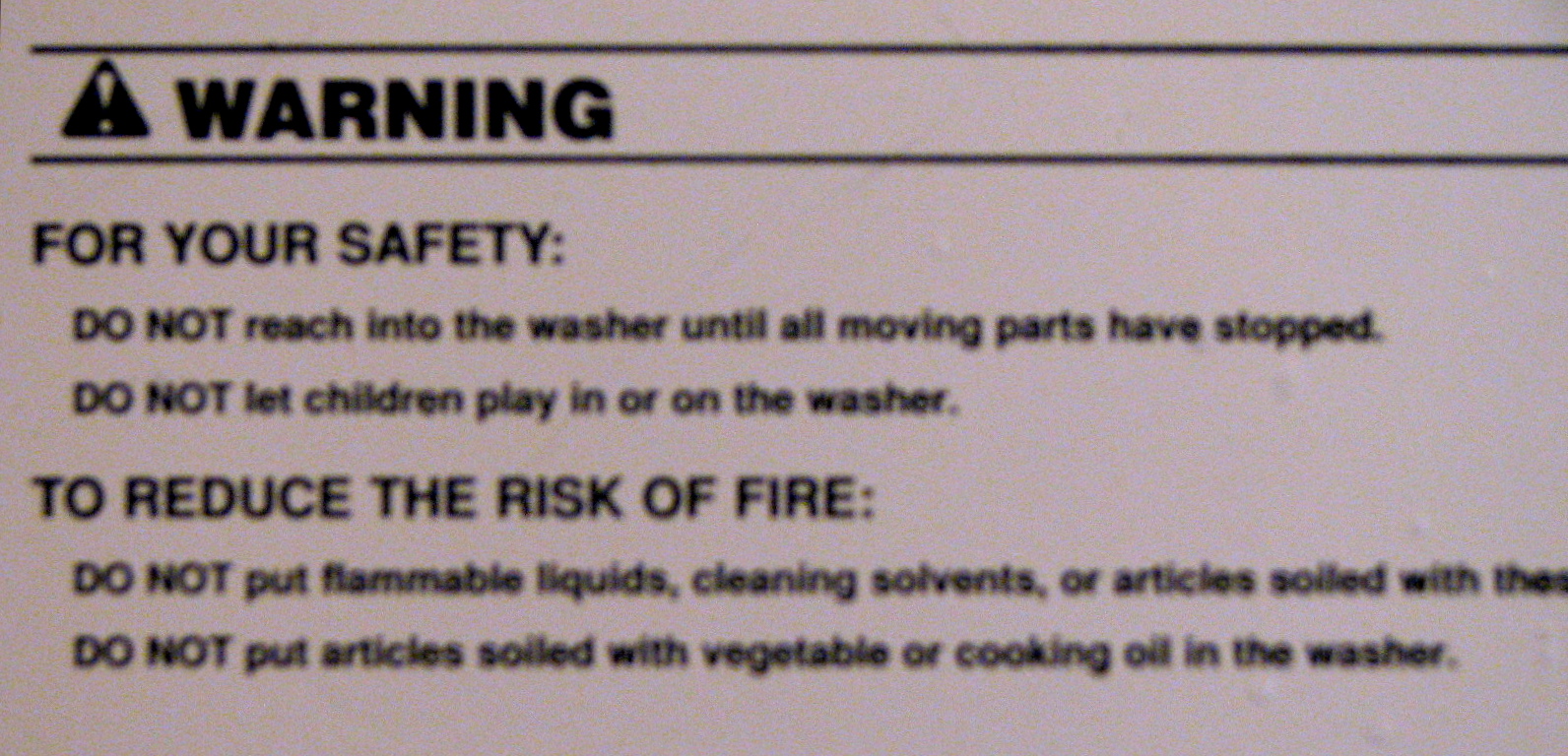 Another Perfect Day Warning Signs