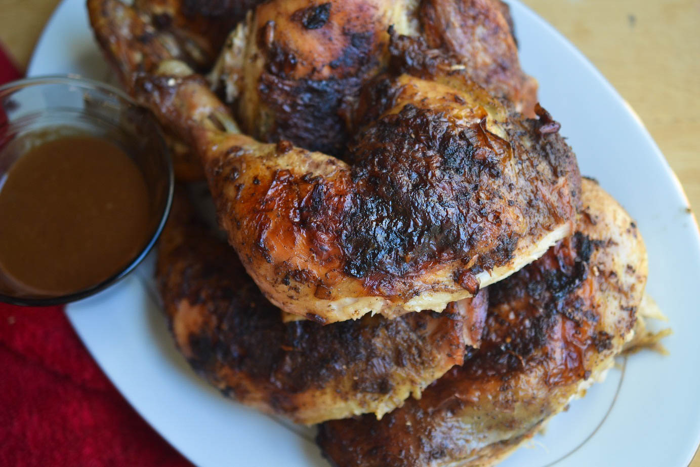 Greedy Girl : Pomegranate and ginger Roasted chicken