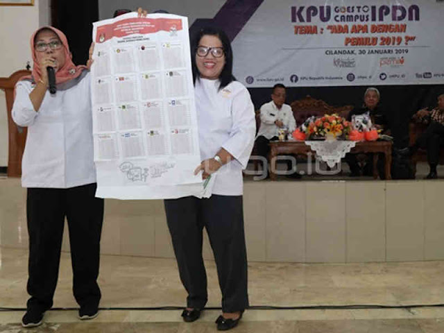 KPU Ajak Pemilih Jaga Hak Pilih pada Pemilu 2019 KPU Ajak Pemilih Jaga Hak Pilih pada Pemilu 2019