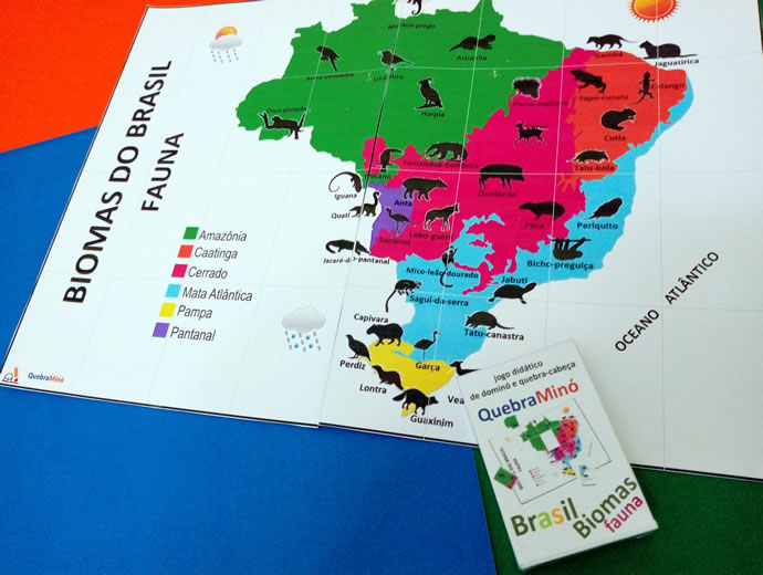Jogo de dominó - Biomas Brasileiros (Leia a descrição) - Lojinha