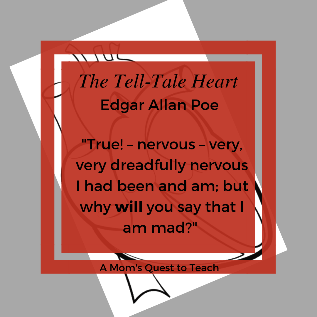 A Mom's Quest to Teach Setting the Mood with Edgar Allan Poe