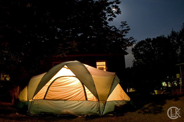 Backyard Camping - CLicKs Photography