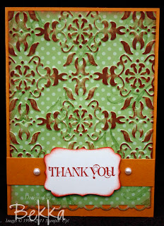 Curly Cute Thank You Card