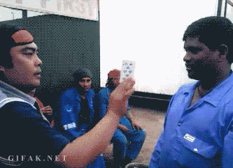 Funny Animated Gif Picture - Magician