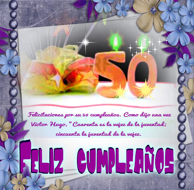 feliz 50 años